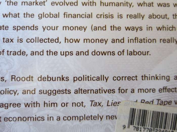 DAWIE ROODT (with Linette Retief). TAX, LIES AND RED TAPE.