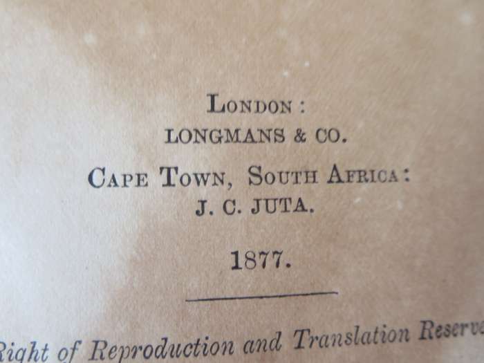 SOUTH AFRICA, PAST AND PRESENT: History of the European Settlements at the Cape by John Noble (P)