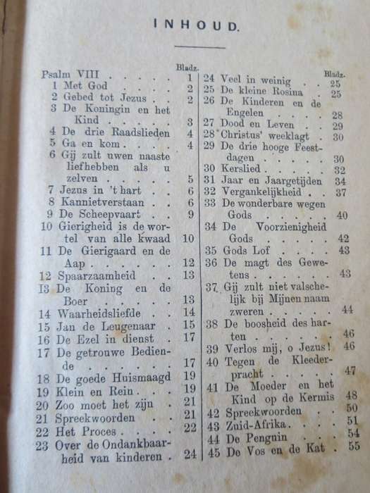 VOLKSLEESBOEK VOOR SCHOLEN EN HUISGEZINNEN IN ZUID-AFRIKA 1879 (P)