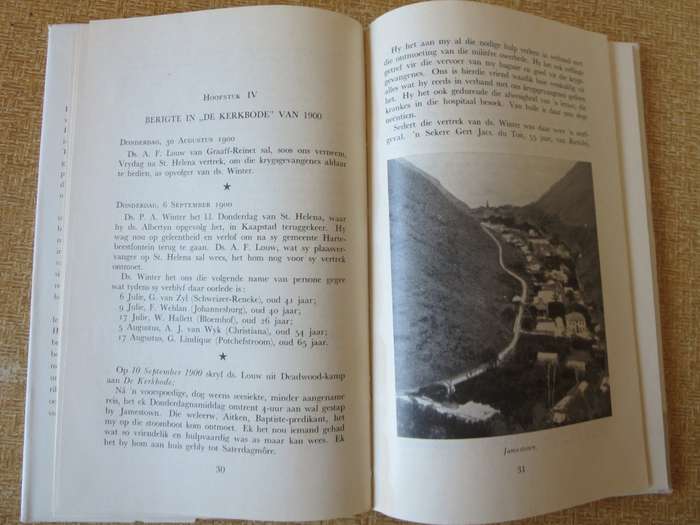 DS. A.F. LOUW OP ST. HELENA. Briewe en belewenisse. Saamgestel deur Ds. Johan Louw.  (P)