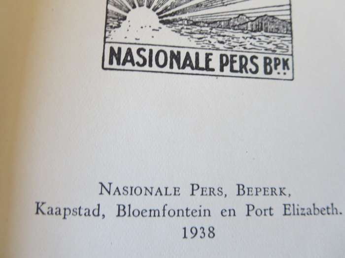 ONS GESKIEDENIS-SERIE. Ons Parool. Dae uit die Dagboek van `n Krygsgevangene. Gustav S. Preller. (P)