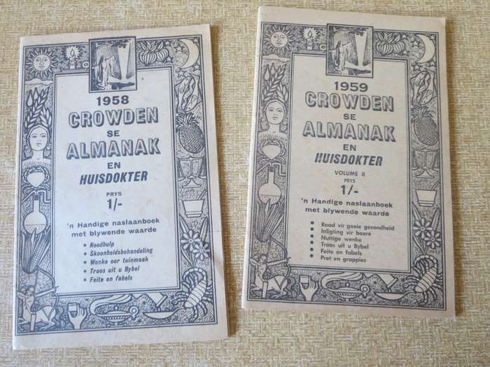 1958 EN 1959 CROWDEN SE ALMANAK EN HUISDOKTER