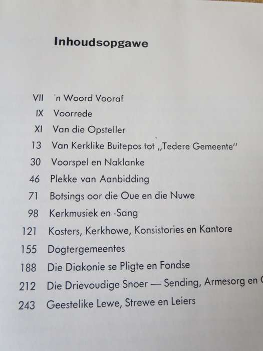 DIE MOEDER VAN ONS ALMAL. H.C. Hopkins. (Geskiedenis van die Gemeente Kaapstad 1665 -1965)  (P)