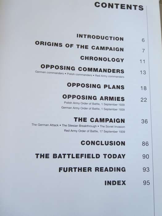 BATTLES OF WORLD WAR II  POLAND 1939. Germanys `lightning strike` Book 1