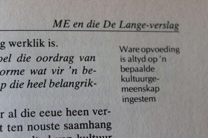 OPVOEDING IN `N VEELVOLKIGE SAMELEWING. G.J.J. Louw