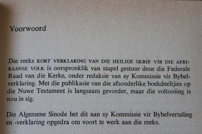 DIE EERSTE BRIEF AAN DIE KORINTIËRS verklaar deur Dr. E.P. Groenewald.