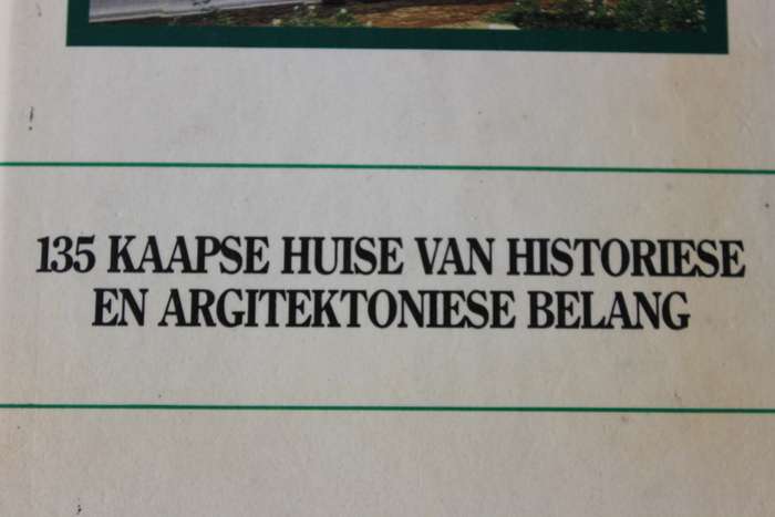 `N GIDS TOT KAAPS-HOLLANDSE HUISE. Phillida Brooke Simons.