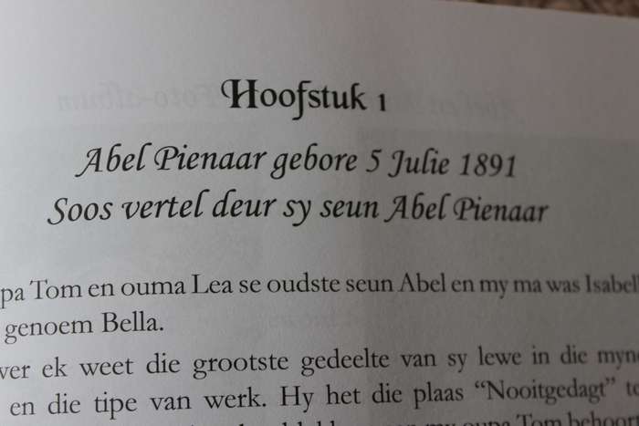 DIE KINDERS VERTEL. Lewensverhale van die Salomon Pienaar nasate. Elsie Pienaar van der Walt.