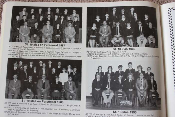 HOËRSKOOL RIVIERSONDEREND. Feesblad 1940-1990.