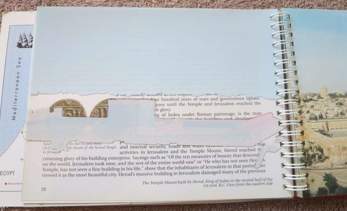 ISRAEL: Past & Present. Archaeological text by Dr. D. Bahat.