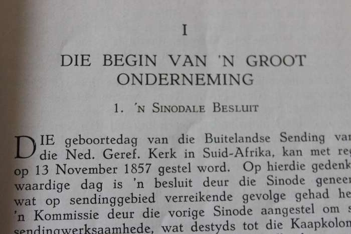 DIE DAG VAN KLEINE DINGE  deur Ds G.L. van Heerde