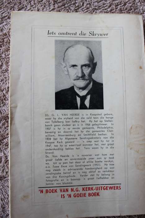 DIE DAG VAN KLEINE DINGE  deur Ds G.L. van Heerde
