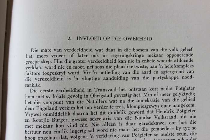 GESKIEDENIS VAN DIE SUID-AFRIKAANSE REPUBLIEK. Deel 1: Wordingsjare  deur A.N. Pelzer.   (W)
