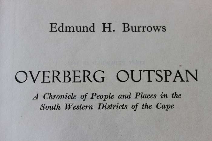 OVERBERG OUTSPAN.  Edmund H. Burrows.   (W)