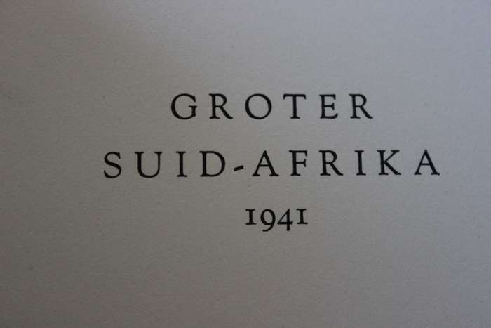GROTER SUID-AFRIKA - PLANNE VIR N BETER WERELD. Toesprake deur die Hoog-edelagbare J. C. Smuts