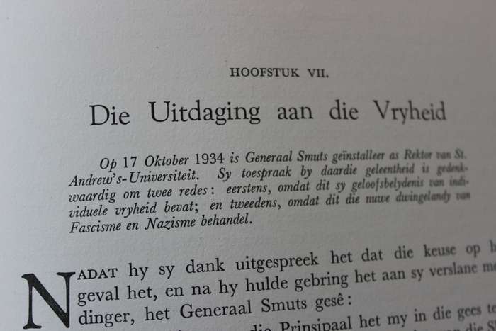 GROTER SUID-AFRIKA - PLANNE VIR N BETER WERELD. Toesprake deur die Hoog-edelagbare J. C. Smuts