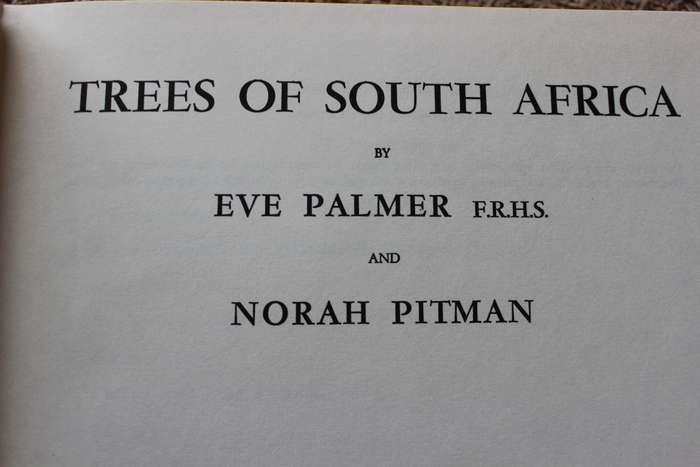 TREES OF SOUTH AFRICA by Eve Palmer and Norah Pitman.     (W)