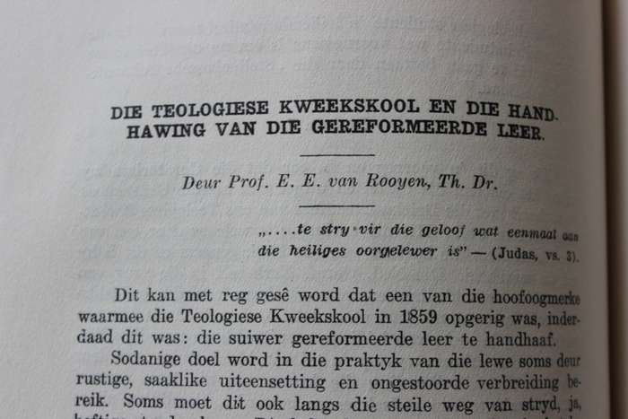 GEDENKBOEK VAN DIE TEOL. SEMINARIE (N.G.Kerk) Stellenbosch. Driekwart Eeufees 1859-1934.    (P)