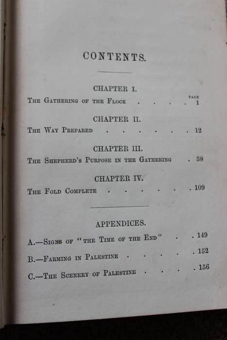 PALESTINE RE-PEOPLED. A sign of the times. By the Rev. James Neil. (1877)         (P)