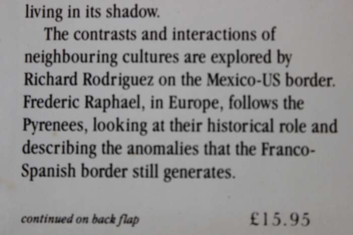 FRONTIERS (The Book of the TV Series) Ronald Eyre, Nadine Gordimer, Nigel Hamilton and others