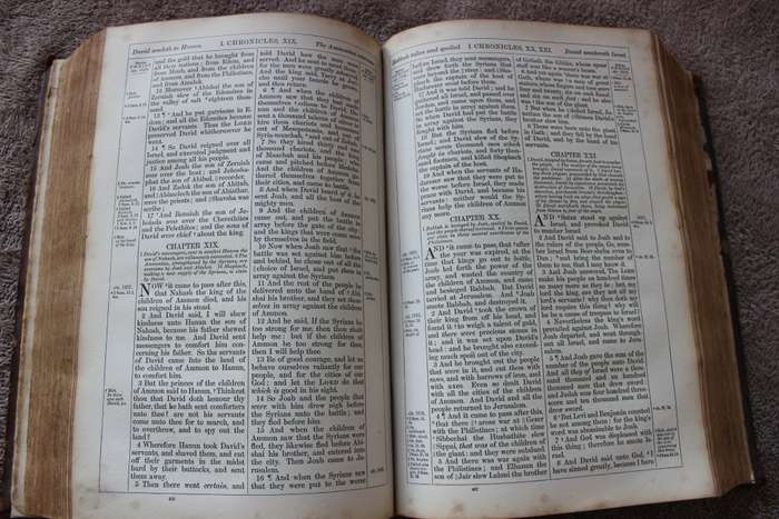 THE HOLY BIBLE - Containing the Old and New Testaments  Published 1877