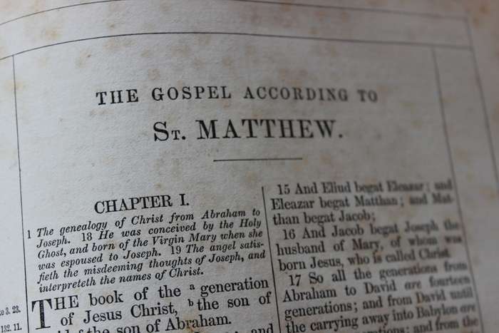 THE HOLY BIBLE - Containing the Old and New Testaments  Published 1877