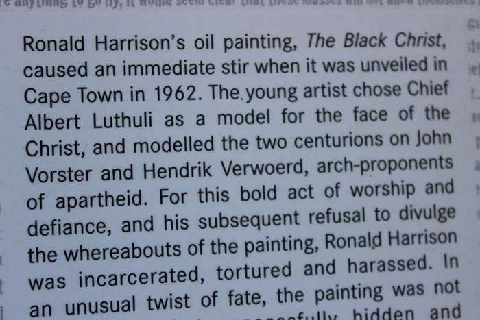 THE BLACK CHRIST. A journey to freedom. Ronald Harrison.   (W)