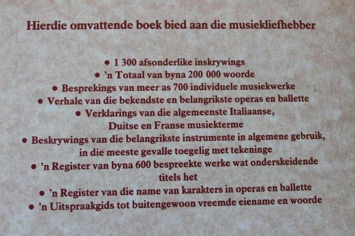 DIE A TOT Z VAN KLASSIEKE MUSIEK. Koos Human.   (W)