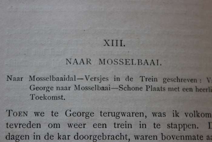 NO 3. OP REIS IN HET ZUIDWESTEN door Ds. W.J. Conradie.   (P)