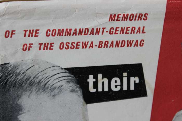 THEIR PATHS CROSSED MINE. Hans van Rensburg. (Memoirs: The Ossewa-Brandwag)  (P)