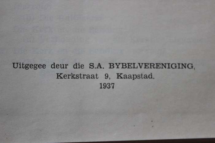DIE NEDERDUITSE GEREFORMEERDE KERK IN SUID-AFRIKA 1652-1873 deur A. Moorrees.  (P)