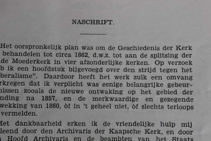 DIE NEDERDUITSE GEREFORMEERDE KERK IN SUID-AFRIKA 1652-1873 deur A. Moorrees.  (P)