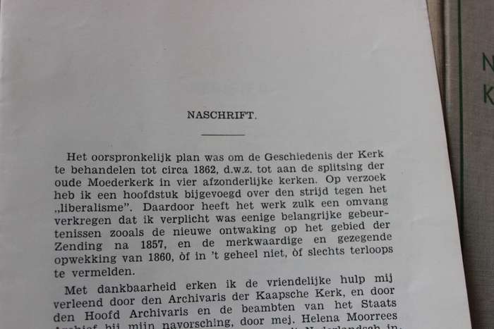 DIE NEDERDUITSE GEREFORMEERDE KERK IN SUID-AFRIKA 1652-1873 deur A. Moorrees.  (P)