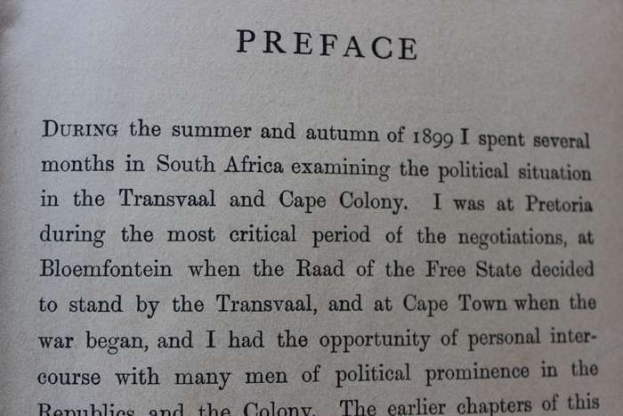 THE WAR IN SOUTH AFRICA. Its Causes and Effects. J.A. Hobson (Anglo-Boer War)   (P)