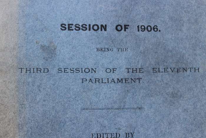 COLONY OF THE CAPE OF GOOD HOPE. Acts of Parliament. Session of 1906.   (P)