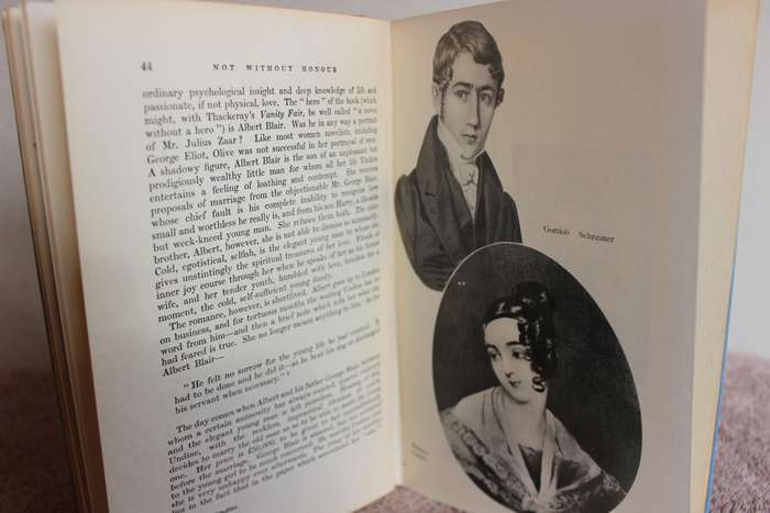 NOT WITHOUT HONOUR by Vera Buchanan-Gould. (Life and Writings of Olive Schreiner)