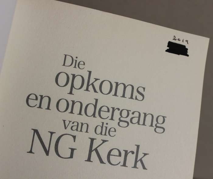 DIE OPKOMS EN ONDERGANG VAN DIE N.G. KERK. Jean Oosthuizen.
