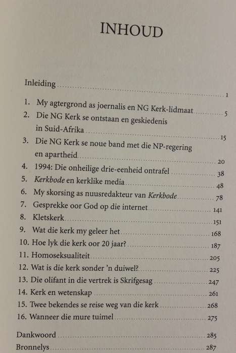 DIE OPKOMS EN ONDERGANG VAN DIE N.G. KERK. Jean Oosthuizen.