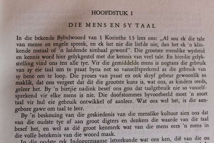 TAALKUNDIGE OPSTELLE versamel deur P.J. Nienaber. (Ontstaan van Afrikaans, standaardwoordeboek)  (W)