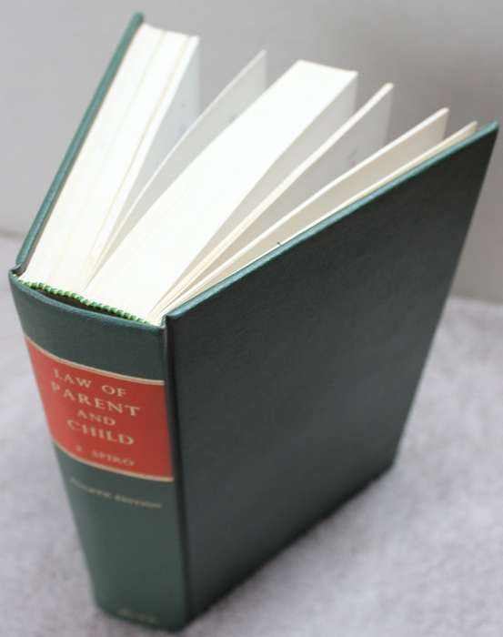 LAW OF PARENT AND CHILD. Erwin Spiro. Fourth Edition.   (W)