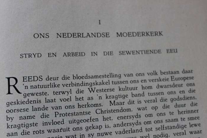ONS NEDERDUITSE GEREFORMEERDE KERK. Gedenkboek by ons Derde Eeufees, 1952. Dr. T.N. Hanekom     (P)