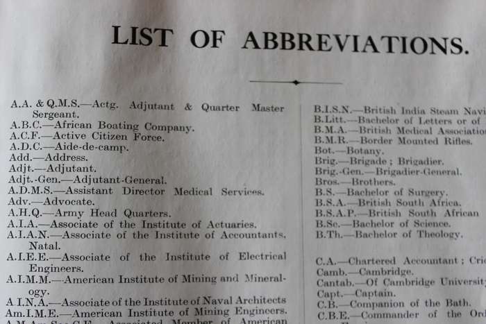 SOUTH AFRICAN WHO'S WHO.  Social and Business 1927-28.   (P)