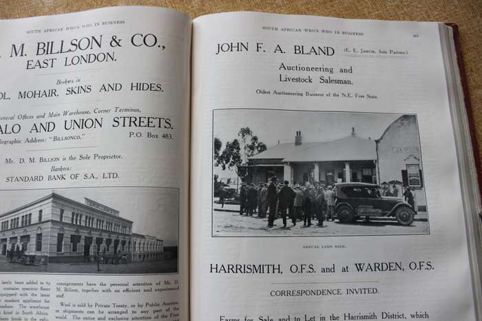 SOUTH AFRICAN WHO'S WHO.  Social and Business 1927-28.   (P)