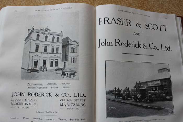 SOUTH AFRICAN WHO'S WHO.  Social and Business 1927-28.   (P)