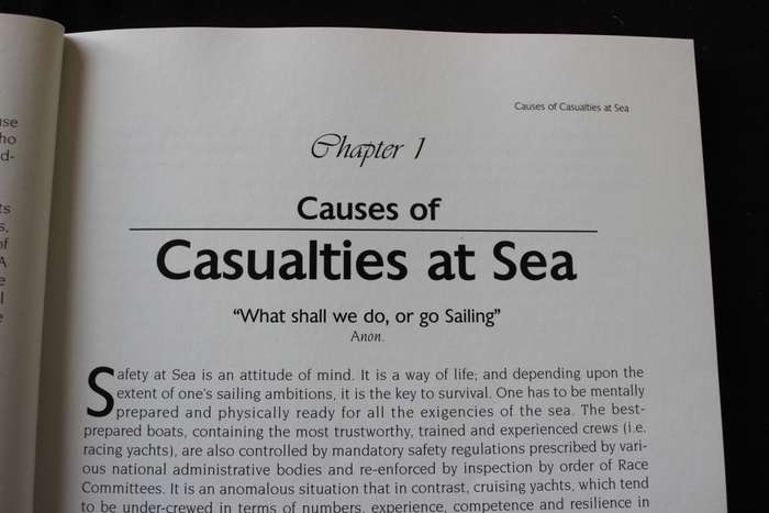 SAFETY AT SEA. (A Sailor's Recollections) Jerry Whitehead.