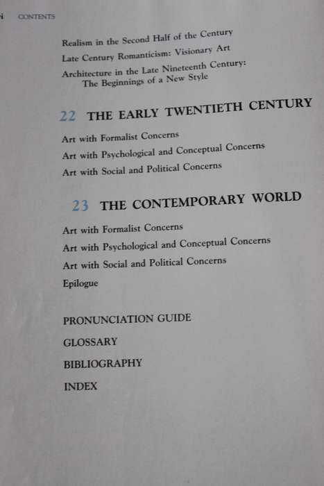 ART THROUGH THE AGES. Ninth Edition. Horst de la Croix, Tansey and Kirkpatrick.