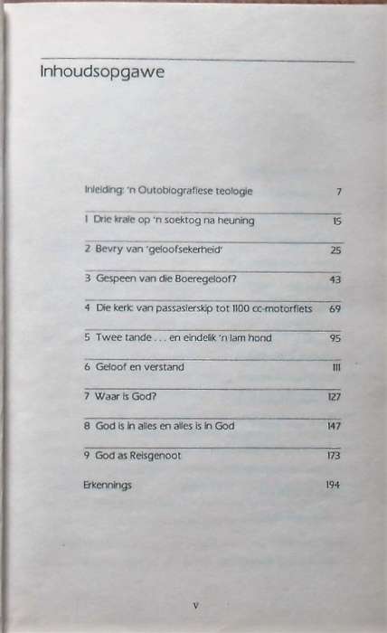 OM TE MAG TWYFEL ¿ n gelowige se reis deur Julian Muller