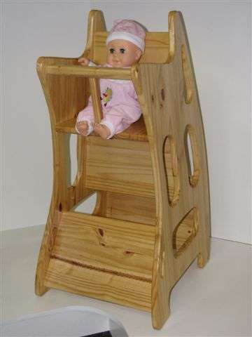 Wooden baby chair