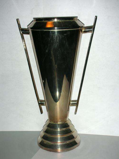 Art Deco Silver Plated Trophy or Vase LARGE Replated