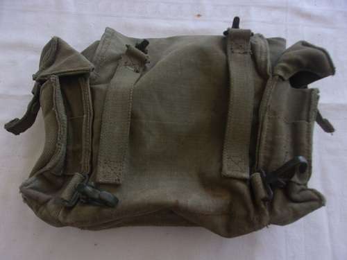 Vintage SADF Grootsak, Patrol bag and Poncho/shelter and cover for 1 bid